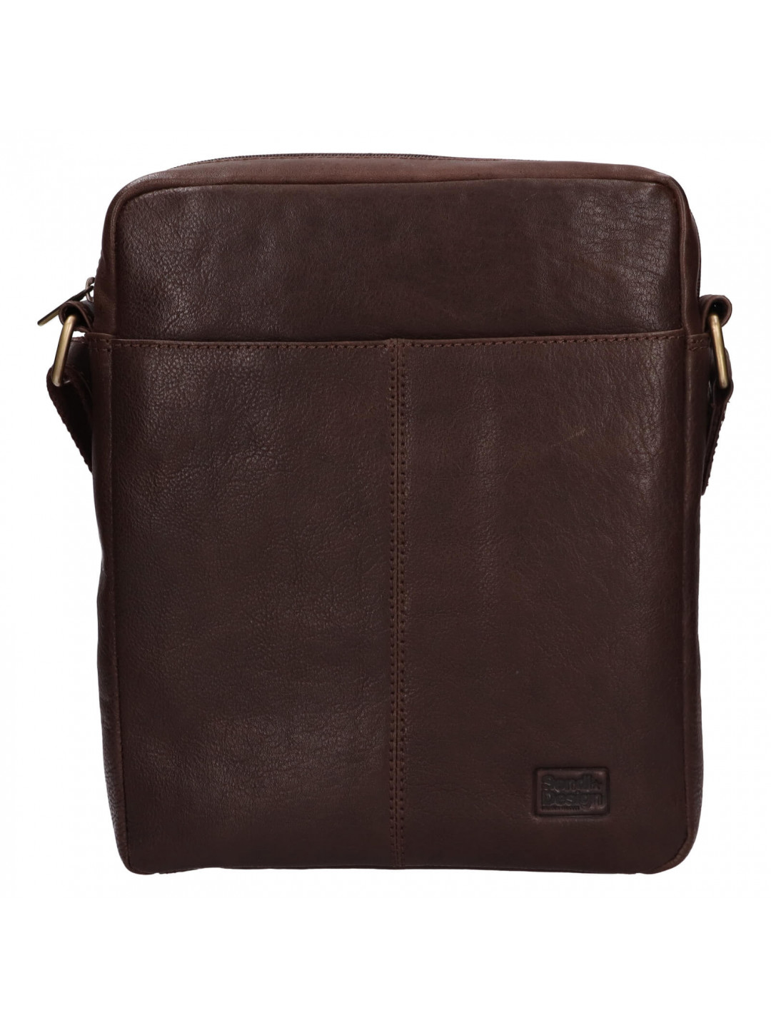 Pánská kožená taška přes rameno SendiDesign Severin – hnědá